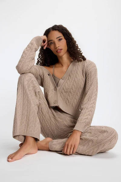 MPG CABLE KNIT CARDIGAN