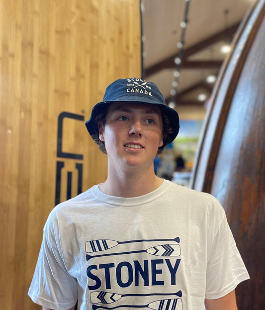 EMBROIDERED STONEY LAKE BUCKET HAT - Cottage Toys - Peterborough - Ontario - Canada