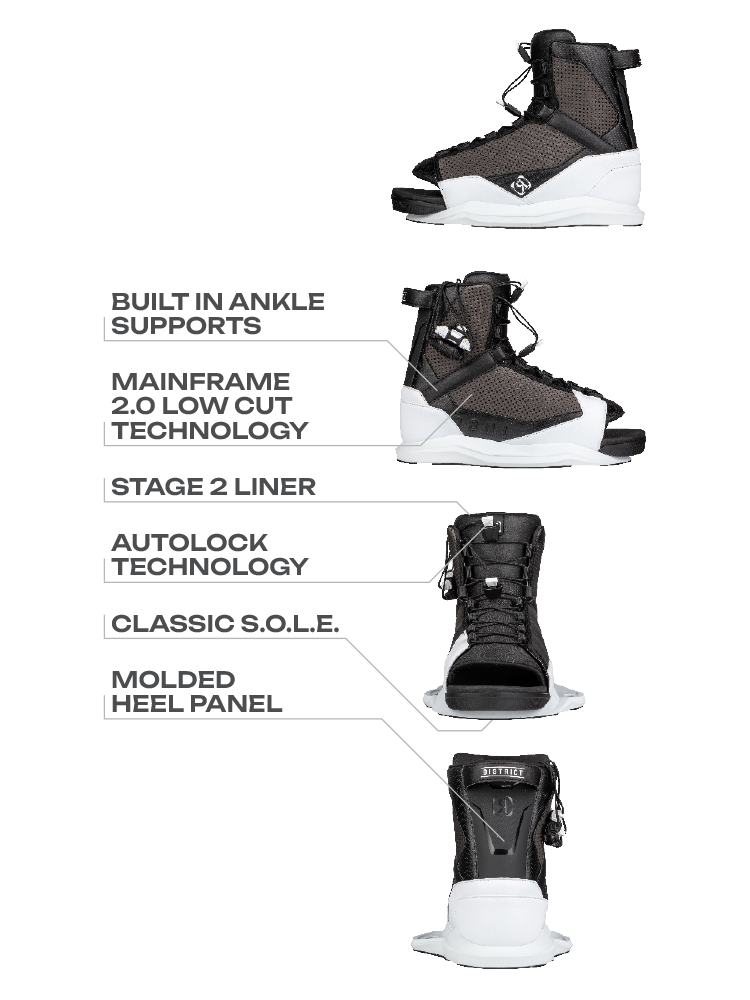 RONIX DISTRICT WAKEBOARD BOOT STAGE 2