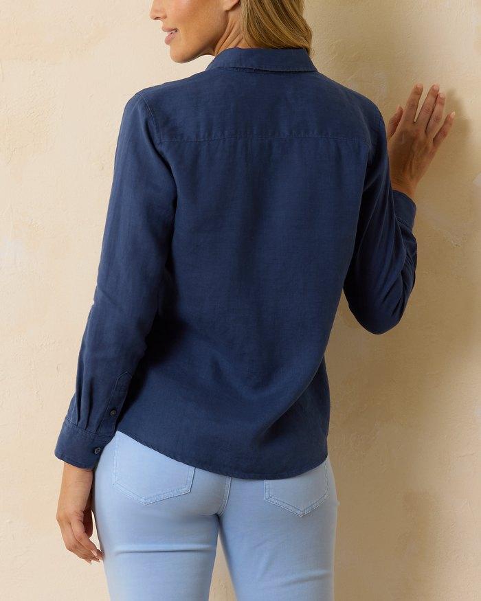 TOMMY BAHAMA COASTLINA LINEN SHIRT - Cottage Toys - Peterborough - Ontario - Canada