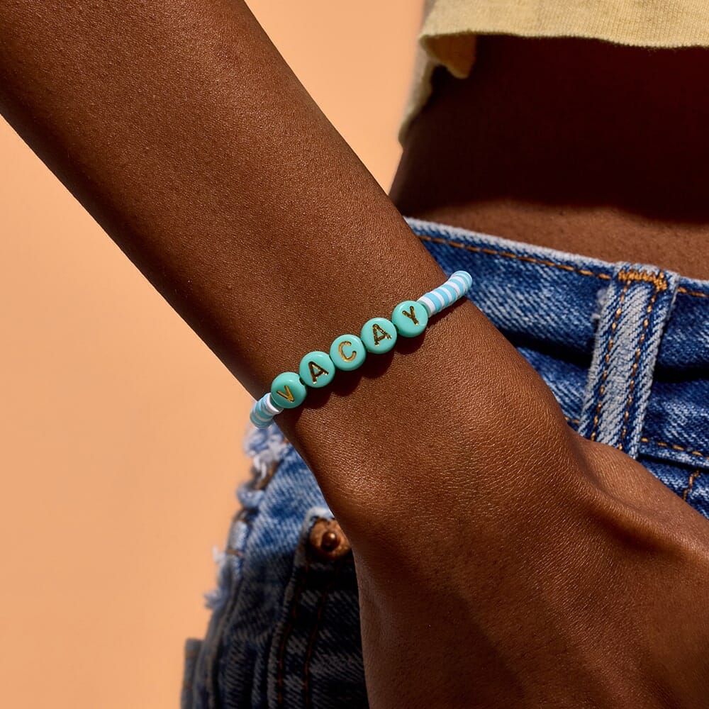PURA VIDA VACAY VINYL DISC BRACELET