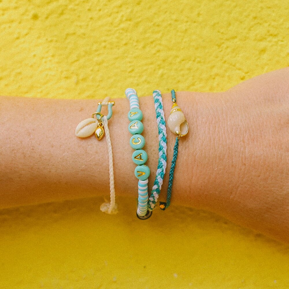 PURA VIDA VACAY VINYL DISC BRACELET