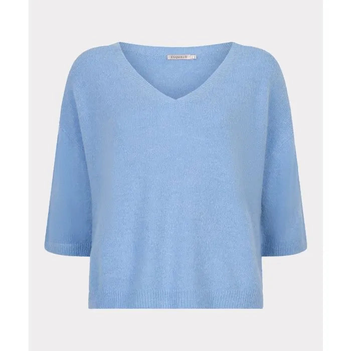 ESQUALO OVERSIZE V-NECK SWEATER