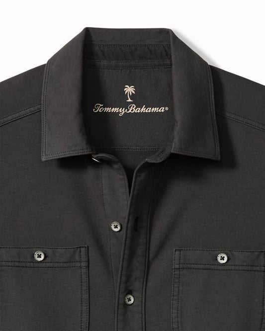 TOMMY BAHAMA BEN & TERRY SHIRT JACKET