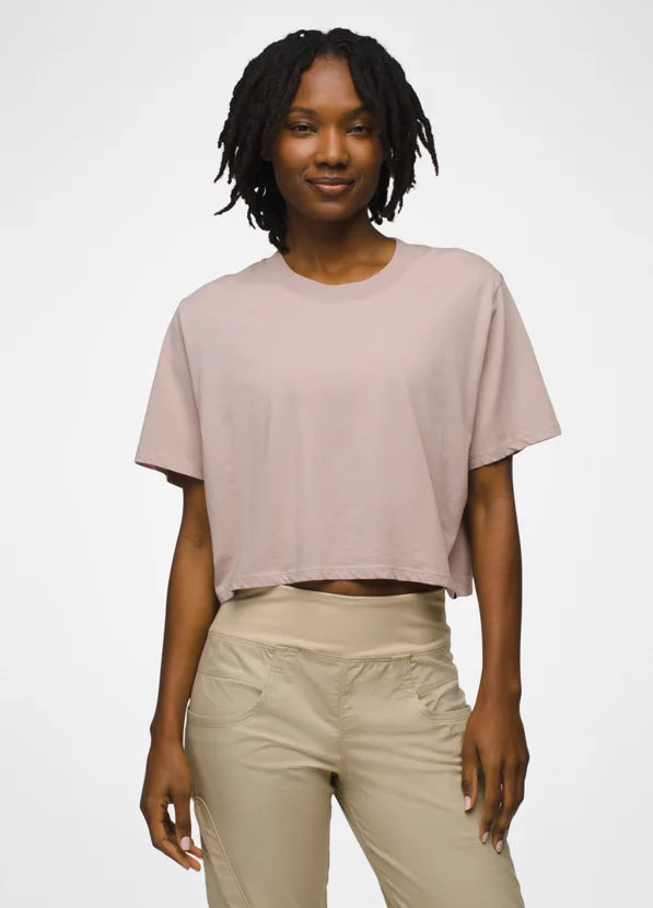 PRANA EVERYDAY CROP SS TEE