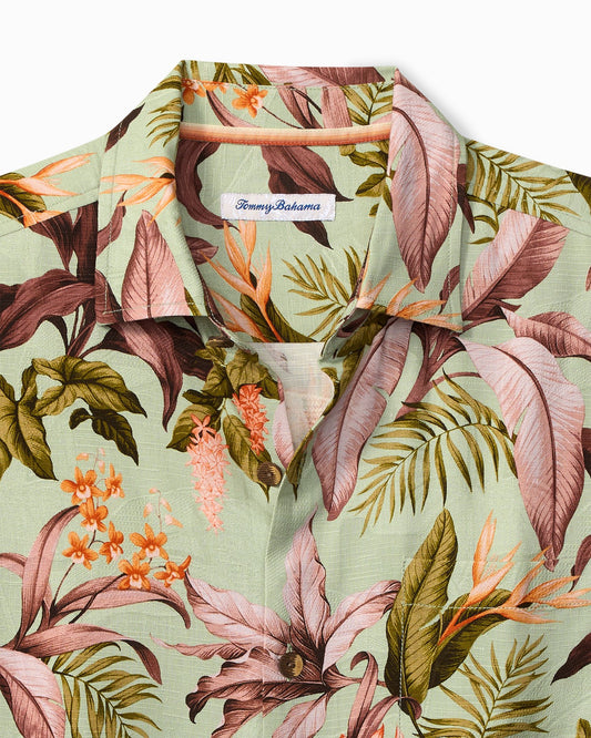 TOMMY BAHAMA SHORT SLEEVE JADED BLOOMS SHIRT