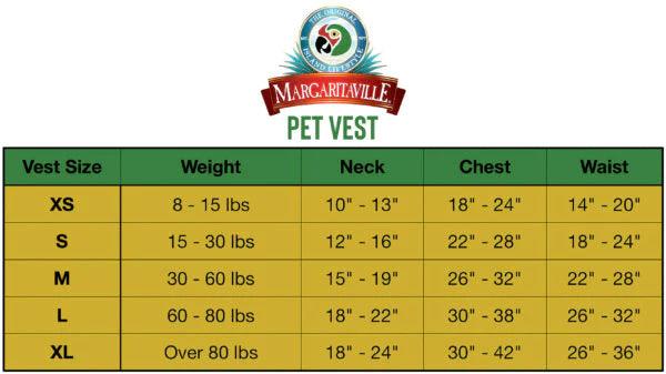 MARGARITTAVILLE PET VEST - Cottage Toys - Peterborough - Ontario - Canada