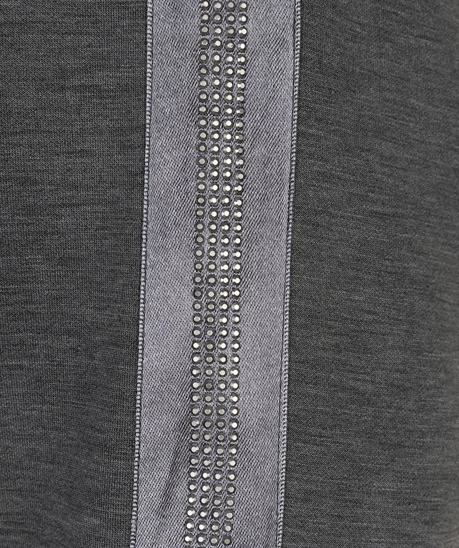 ESQUALO SWEATER MODAL RHINESTONE