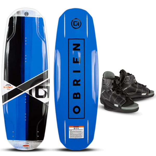 OBRIEN HOOKY WAKEBOARD WITH CLUTCH BOOTS