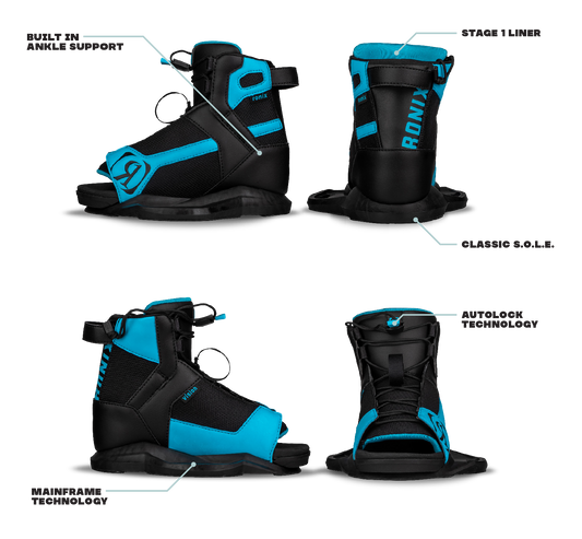 RONIX VISION KIDS WAKEBOARD BOOT