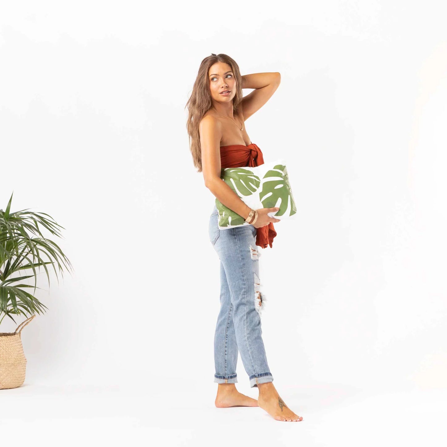 ALOHA MAX MONSTERA POUCH