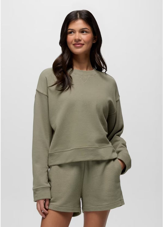 PRANA DREAM TERRY CREW SWEATSHIRT
