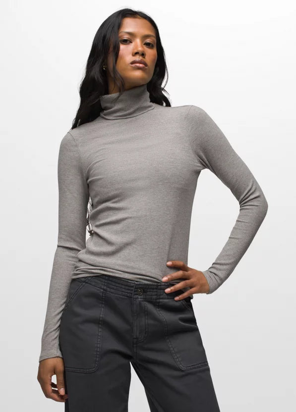 PRANA FOUNDATION RIB TURTLENECK