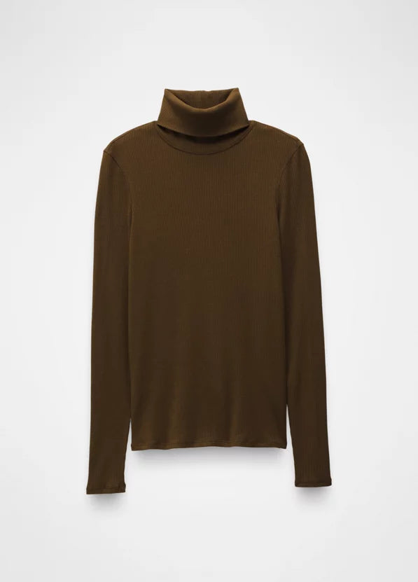 PRANA FOUNDATION RIB TURTLENECK