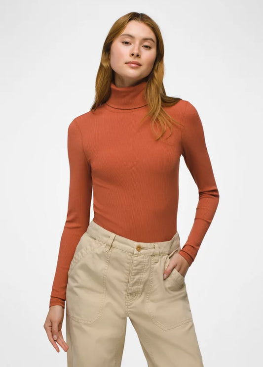 PRANA FOUNDATION RIB TURTLENECK