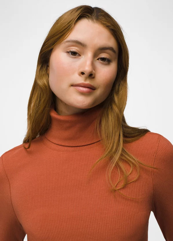 PRANA FOUNDATION RIB TURTLENECK