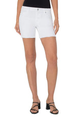 LIVERPOOL VICKI SHORT FRAY HEM