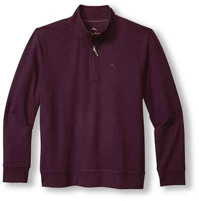 TOMMY BAHAMA CAMANO POINT HALF ZIP