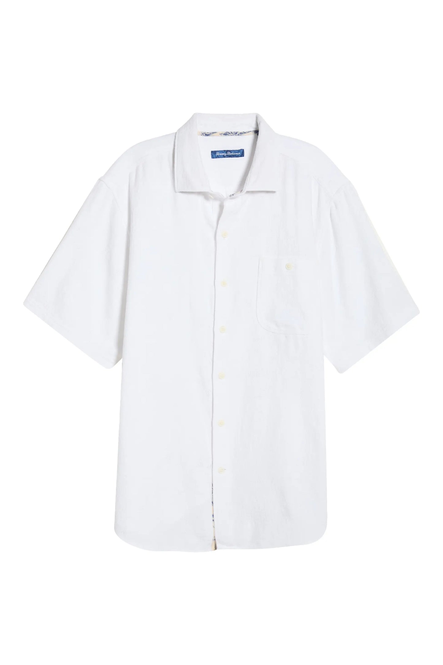 TOMMY BAHAMA BREEZE ISLAND JACQUARD SHORT SLEEVE BUTTON UP