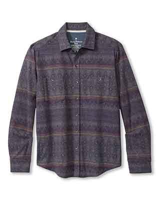 TOMMY BAHAMA FIRESIDE GEO MONTESITO LONG SLEEVE