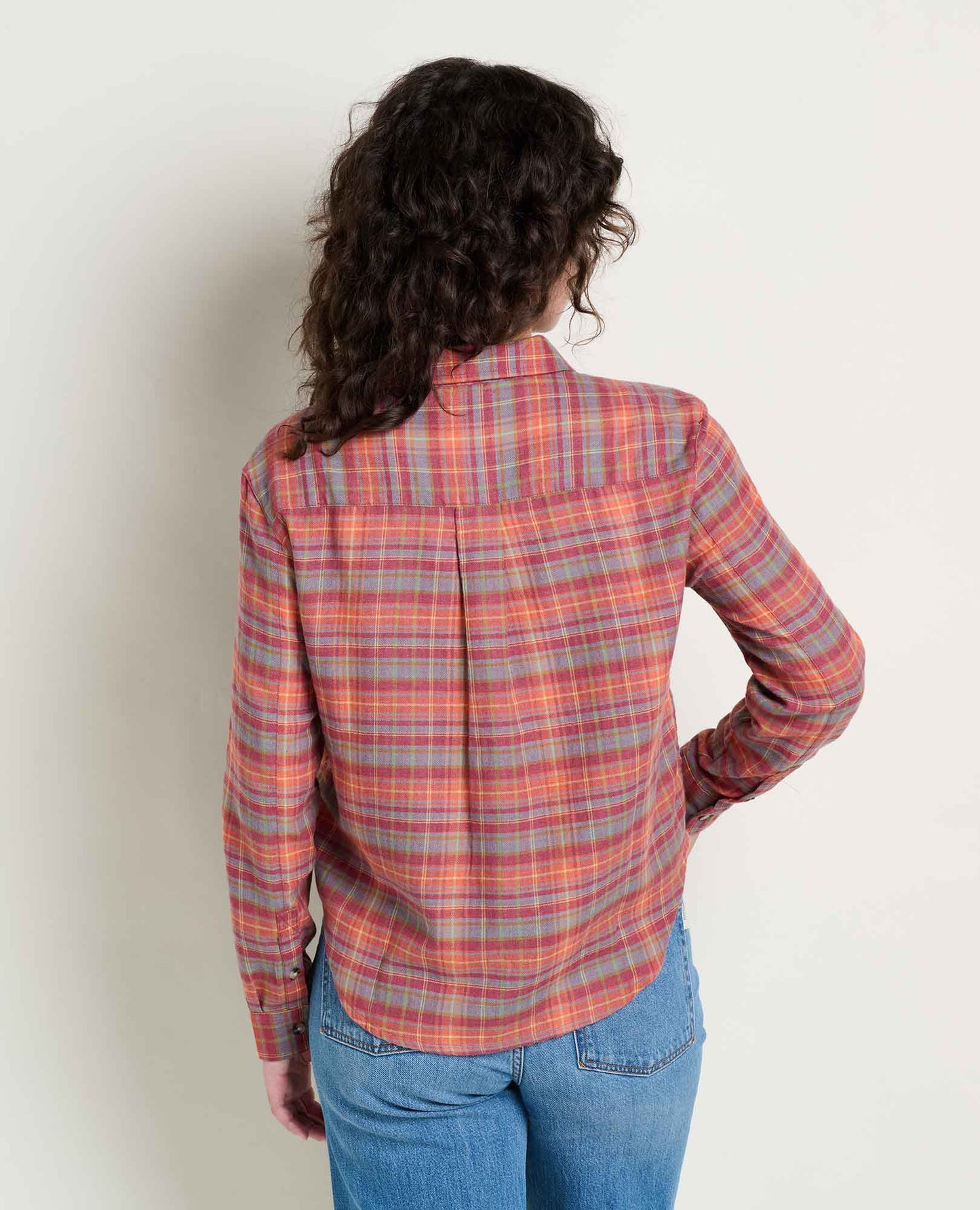 TOAD&CO REFORM FLANNEL BOXY LS