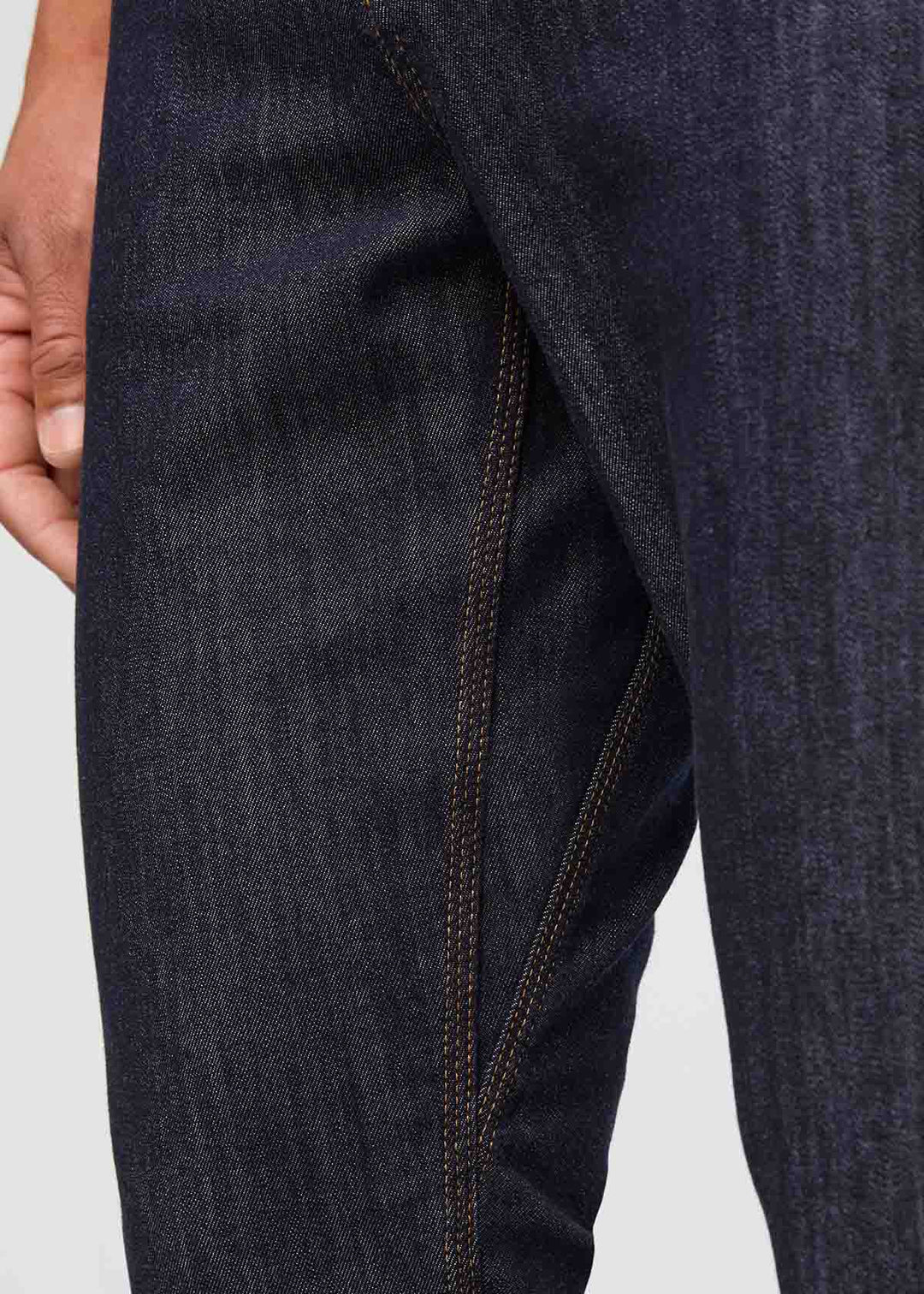 DU/ER PERF DENIM ATHLETIC TAPER JEANS