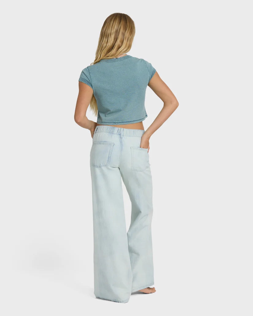 JADE SALTWASHED ELASTIC WAIST PANTS