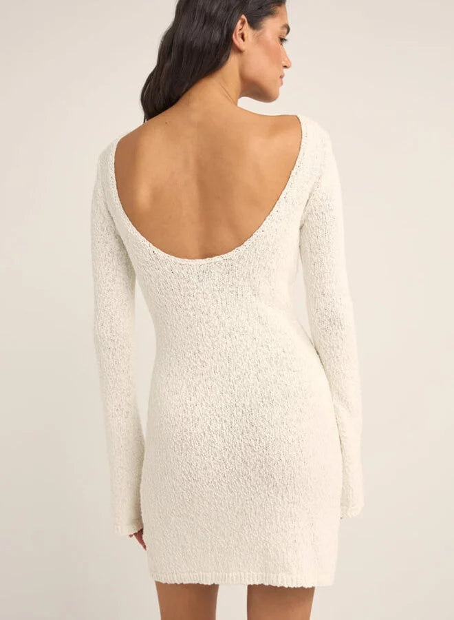 RHYTHM ADELE LS KNIT DRESS