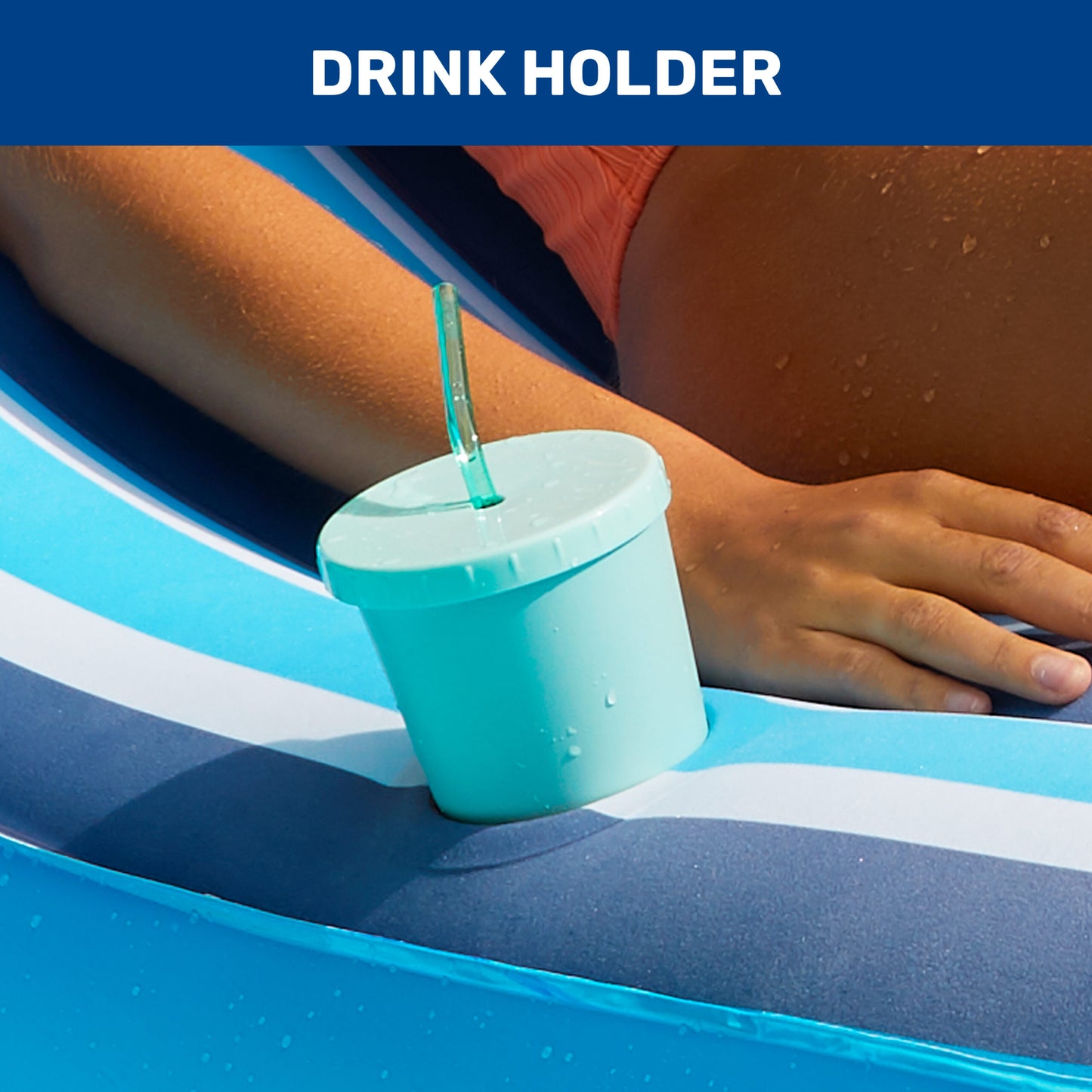 AQUA LEISURE COMFORT LOUNGE W PILLOW