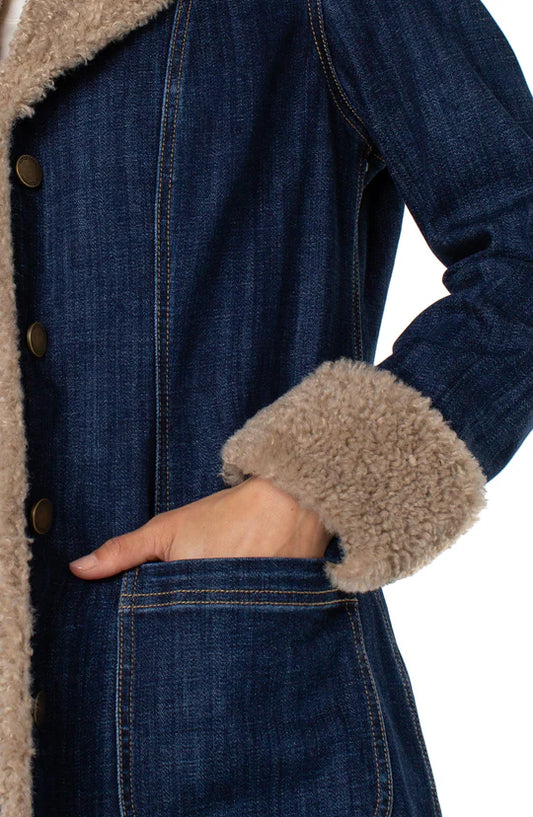 LIVERPOOL SHERPA COLLAR JACKET