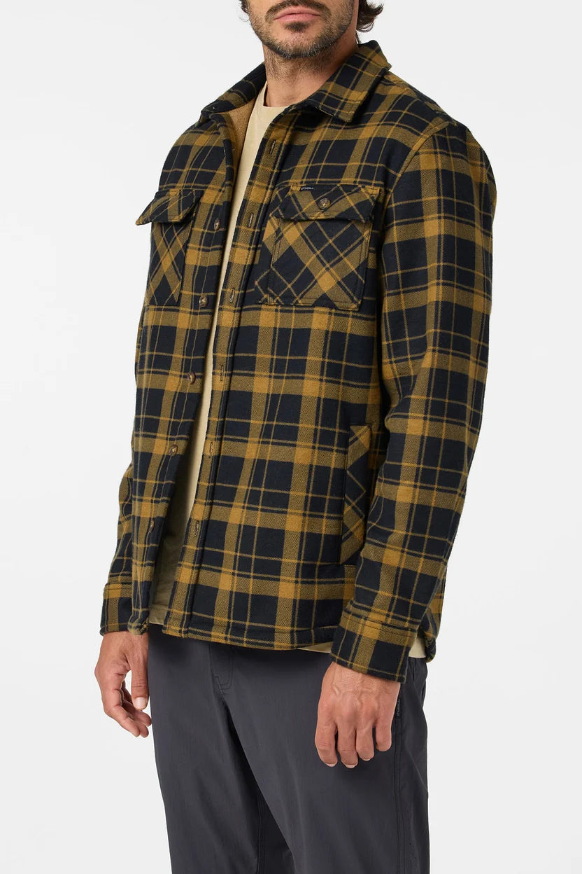 O'NEILL TRVR MICRO HIGH PILE LINED FLANNEL