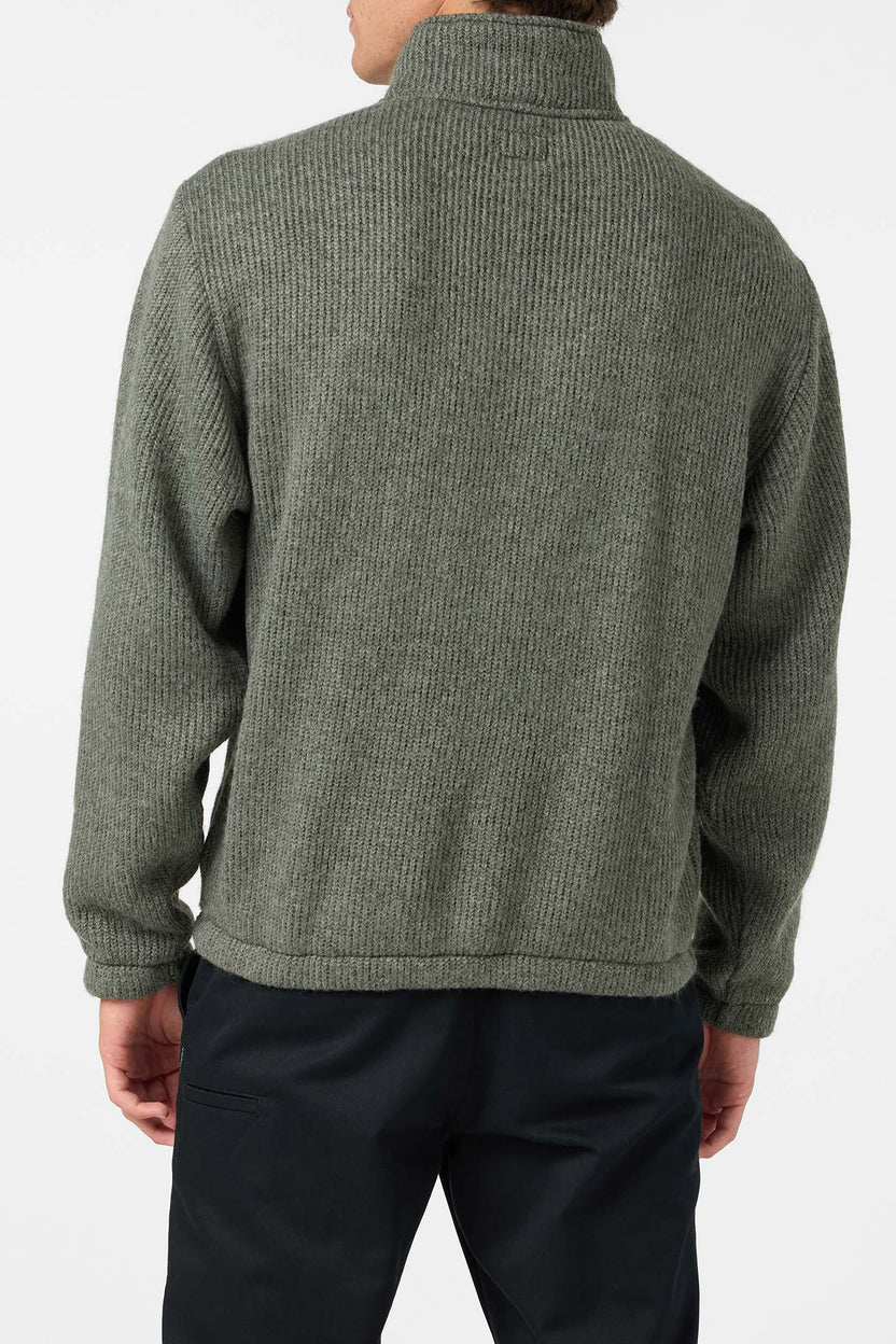 O'NEILL MOCK NECK ZIP FLEECE