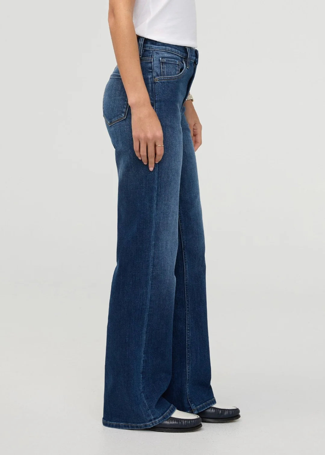 DU/ER PERFORMANCE DENIM HIGH RISE WIDE LEG