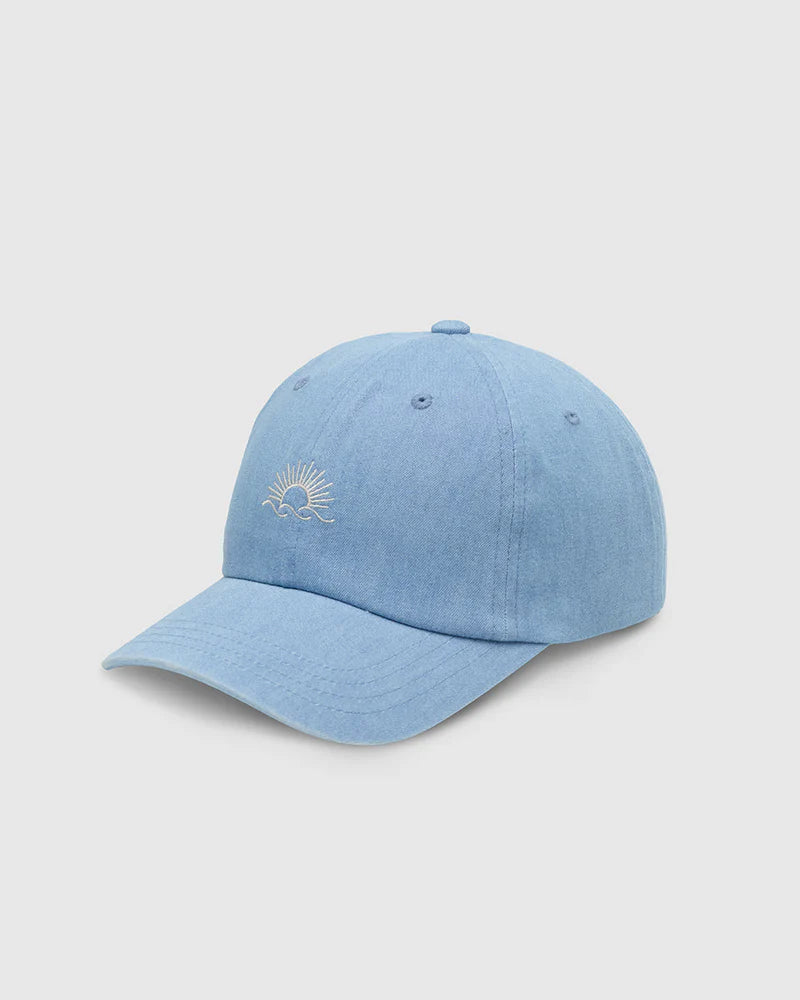 TENTREE EMBROIDERED DENIM PEAK HAT