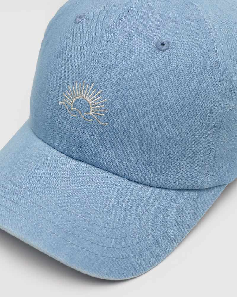 TENTREE EMBROIDERED DENIM PEAK HAT