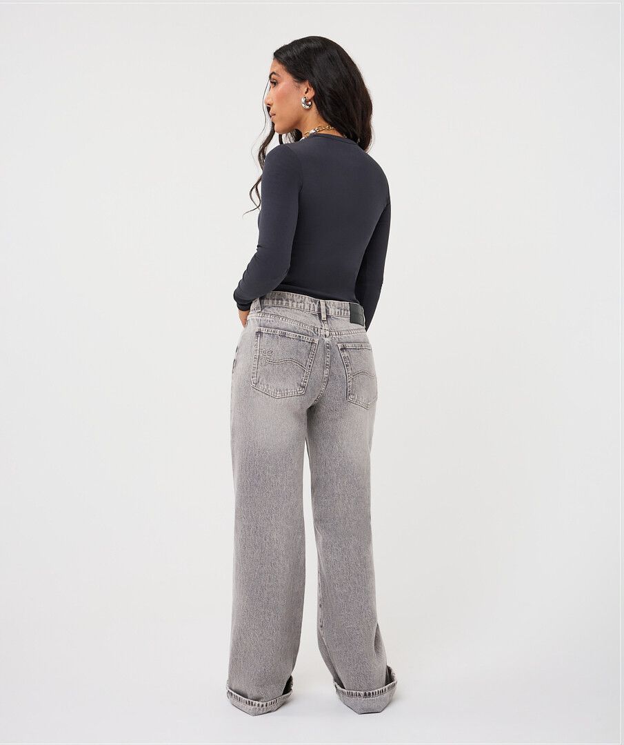ESQUALO TOP LONG SLEEVE ROUND NECK