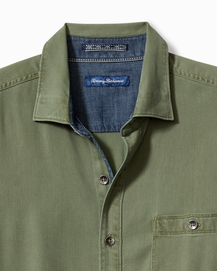 TOMMY BAHAMA OCEAN WASH TWILL LS SHIRT