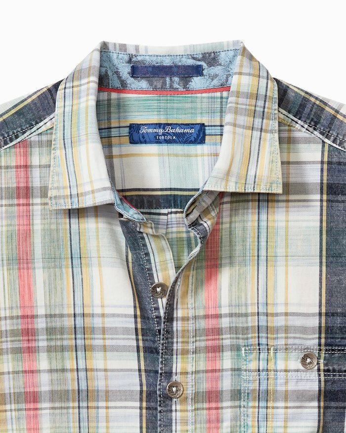 TOMMY BAHAMA HAZY FADE CHECK LS SHIRT