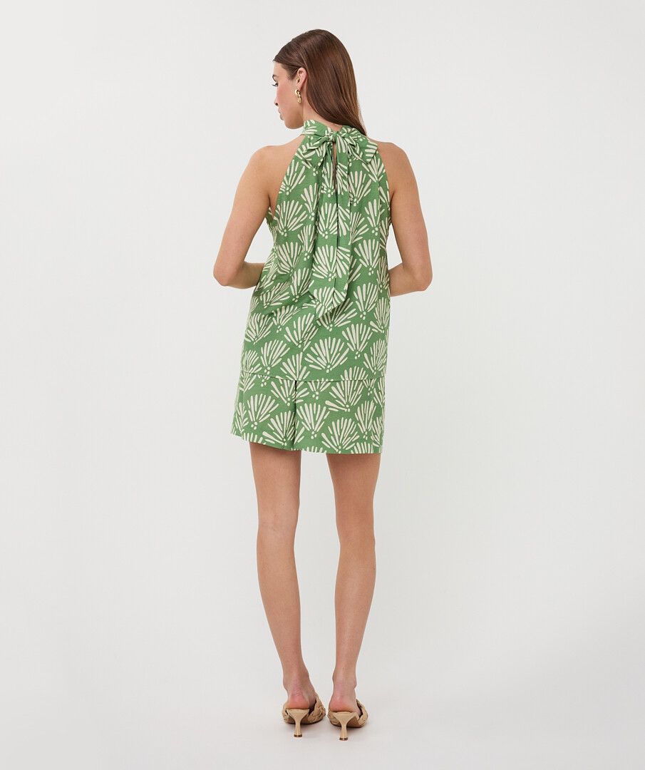 ESQUALO TOP TROPICAL PRINT