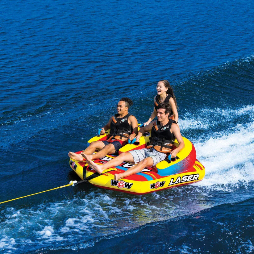 WOW LASER 3 RIDER TOWABLE TUBE