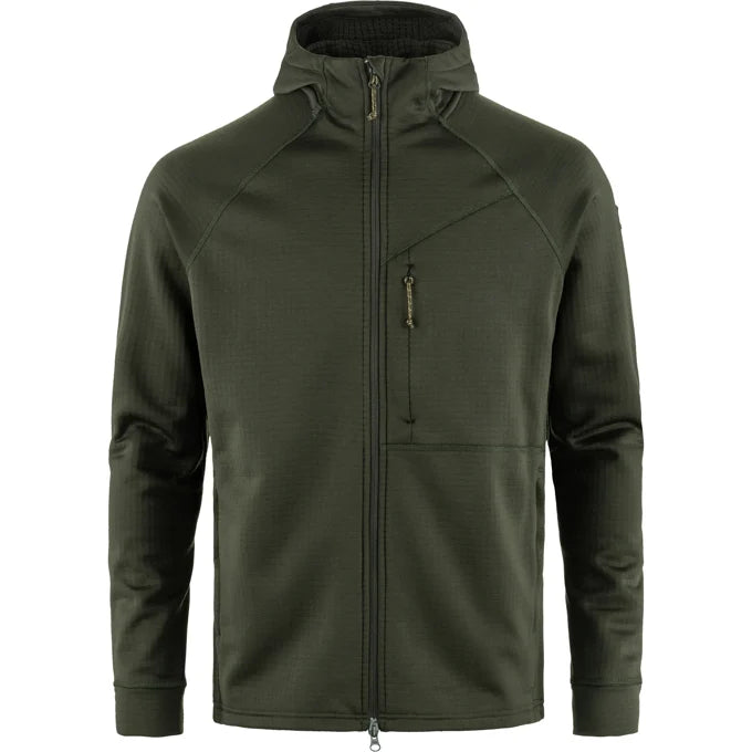 FJALLRAVEN ABISKO GRID FLEECE HOODY Cottage Toys
