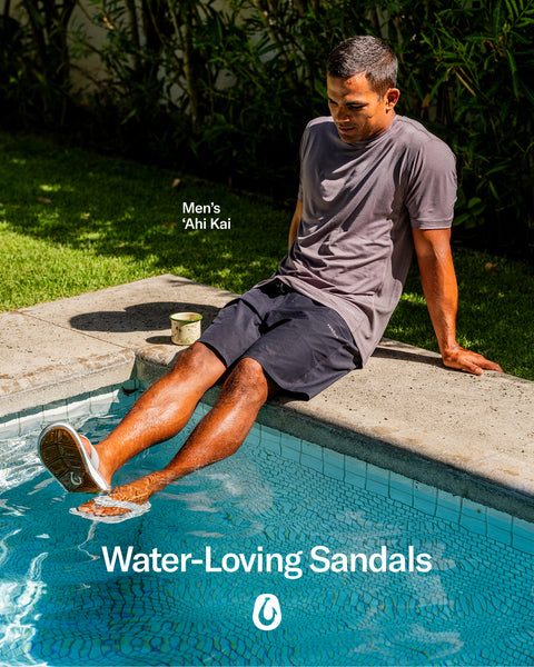 OLUKAI 'AHI KAI MENS SANDALS