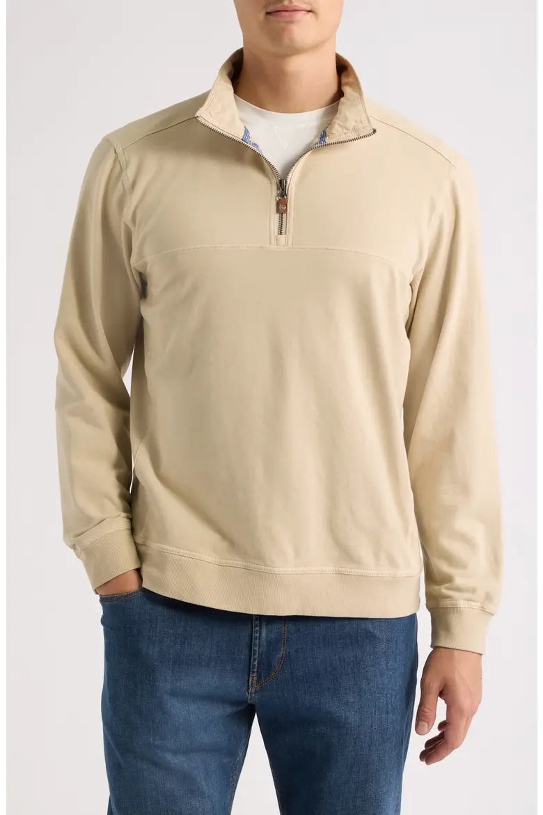 TOMMY BAHAMA BEN & TERRY COASTAL HALF ZIP
