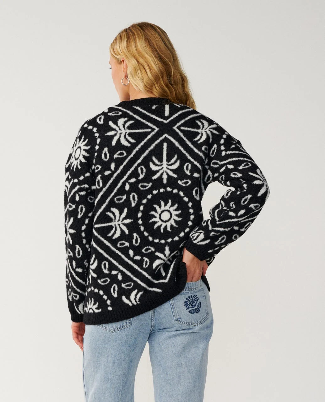 RIPCURL BOSSA NOVA BANDANA KNIT CREW