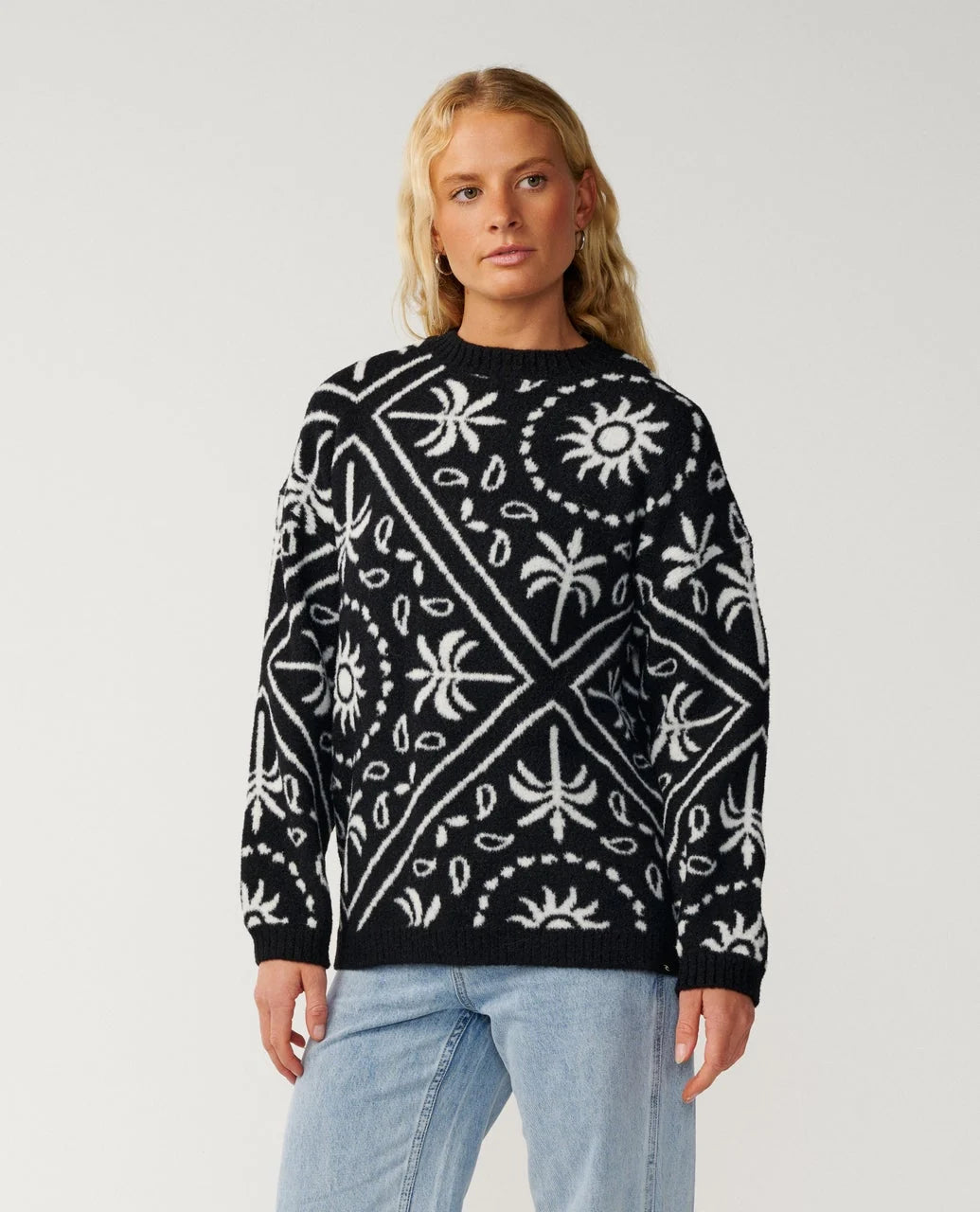 RIPCURL BOSSA NOVA BANDANA KNIT CREW
