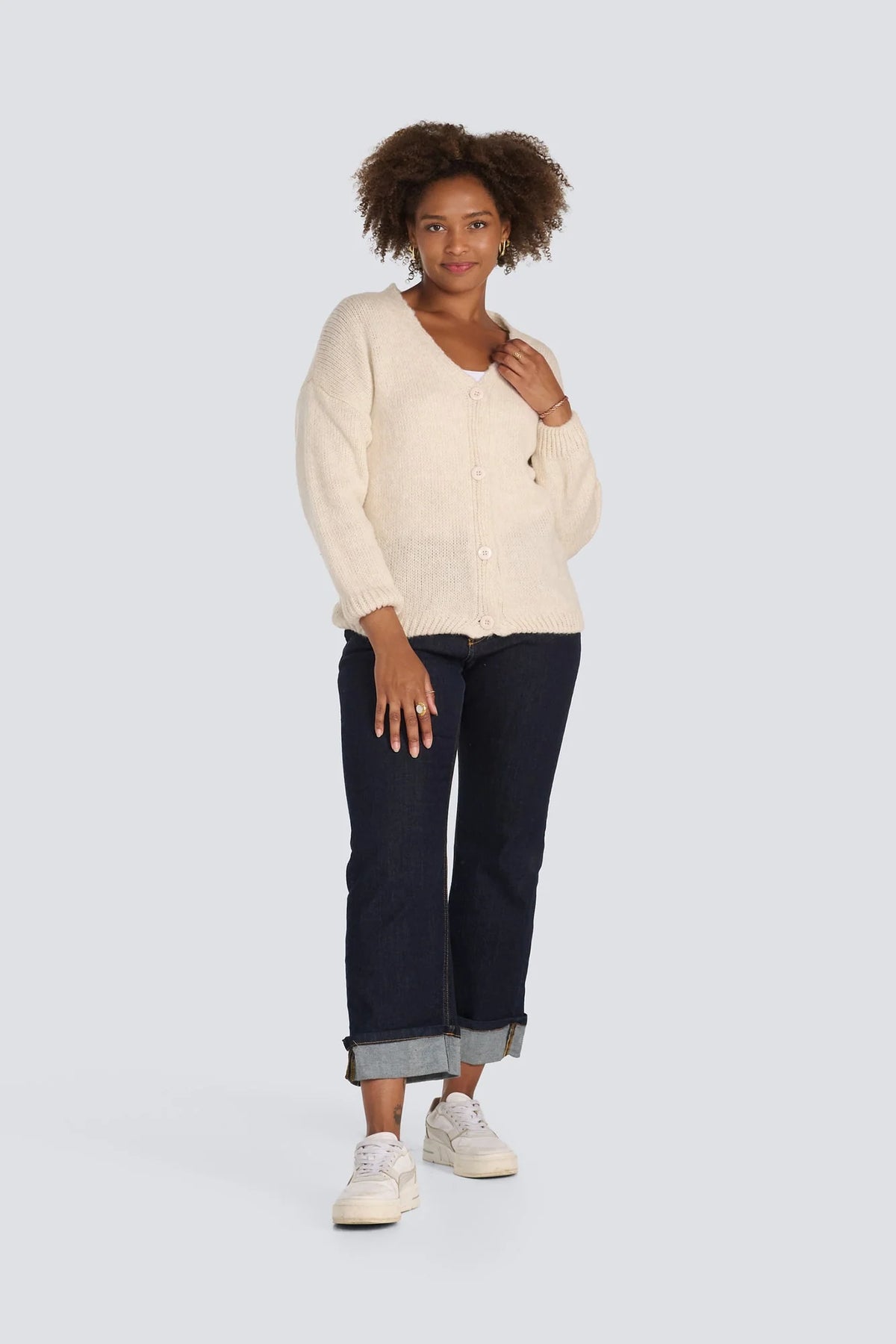 JESSICA LAURA BUTTON UP CARDIGAN