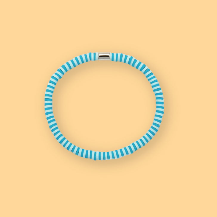 PURA VIDA SEASIDE VINYL DISC BRACELET