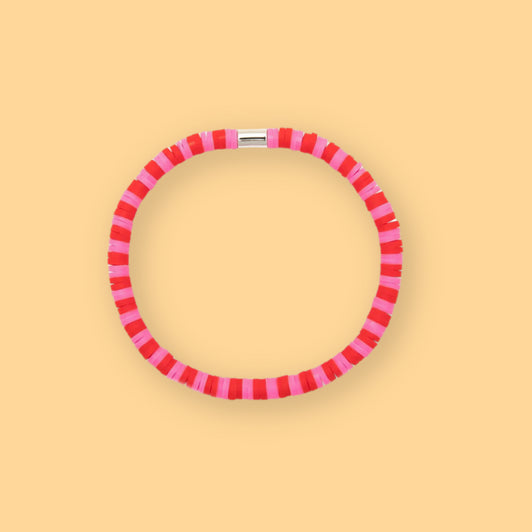 PURA VIDA SEASIDE VINYL DISC BRACELET