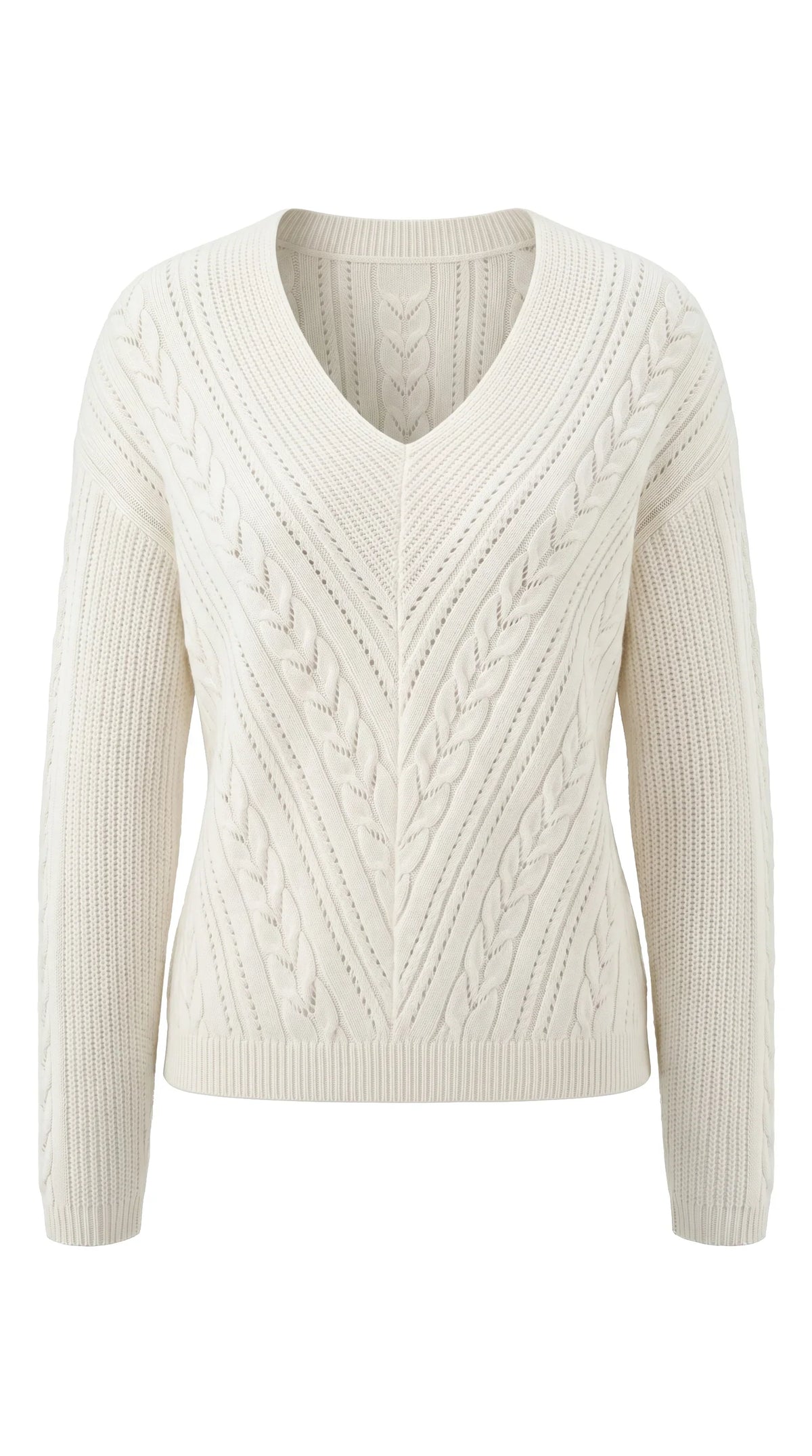 LIVERPOOL V-NECK DROP SHOULDER SWEATER