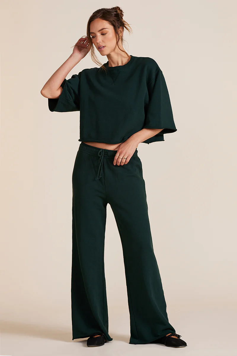 BOBI DROP SHOULDER CROP SS